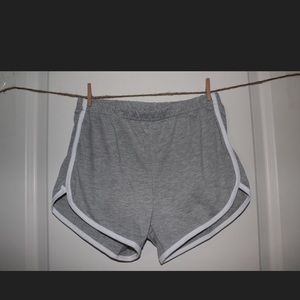 Shorts - CUTE GRAY WORKOUT SHORTS Shorts - CUTE GRAY WORKOUT SHORTS